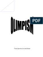Olimpism - Viata Sportiva in Antichitate