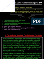 Peran Guru IPA