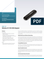 Wireless N 150 USB Adapter: Product Highlights