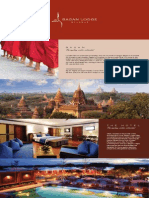 Bagan Lodge's New Brochure updated in November 2013