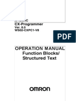CX-Programmer V8.0 Operation Manual Function Blocks Structured Text W447-E1-07