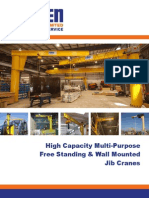 High Capacity Multi-Purpose Free Standing & Wall Mounted Jib Cranes