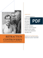 Rizal - Retraction Controversy