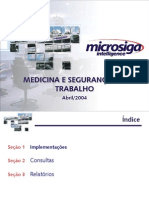 Medicina E Segurança Do Trabalho: Abril/2004