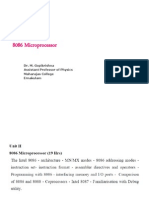 8086 Microprocessor: Dr. M. Gopikrishna Assistant Professor of Physics Maharajas College Ernakulam