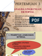 Analisa Lingk Ekternal