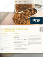 GRANOLA DE CHOCOLATE E AMÊNDOA