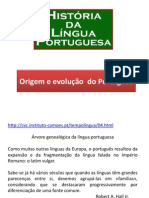 Origem e evolução da língua portuguesa