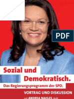 Andrea Nahles Einladung 14.08.2009 Hameln