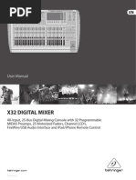 Download behringer x32 manual by Calin Plesa SN181374259 doc pdf