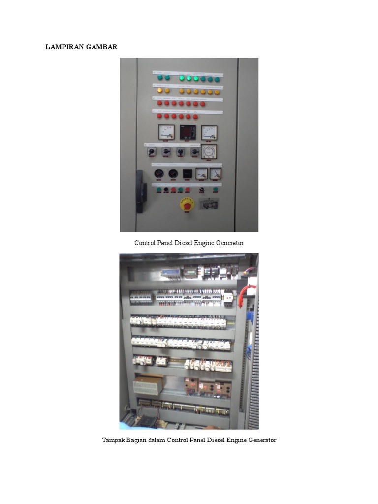 Diesel Generator Control Panel Overview | PDF