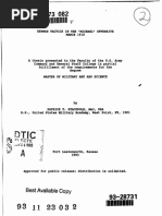 German Tactics in the Michael Offensive March 1918