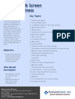 Starting A Silk Screen Printing Business PDF