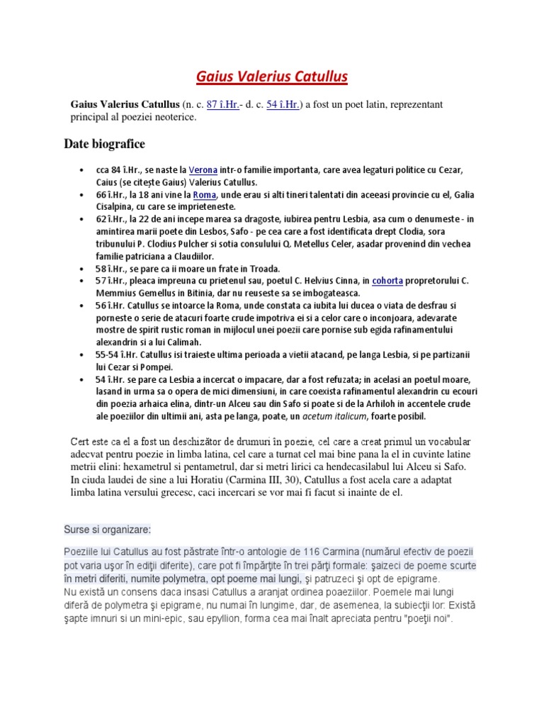 Catullus | PDF