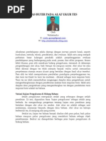 Download BIAS BUTIR PADA ALAT UKUR TES by WIDIATMOKO SN18141287 doc pdf