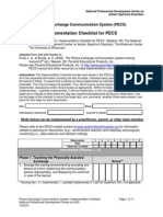 PECS Checklist PDF