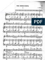 Sinisalo 3 Miniatures For Flute and Piano Piano Score