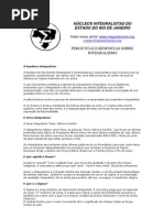 Peguntas e Respostas Sobre o Integralismo.