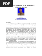Download OVERVIEW OF PORTFOLIO AS AN ALTERNATIVE ASSESSMENT IN EFL by WIDIATMOKO SN18143545 doc pdf