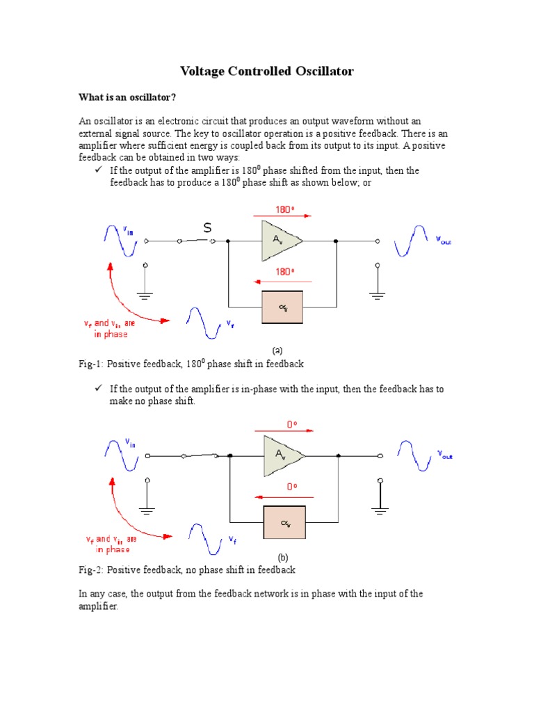 Colpitts Voltage Controlled Oscillator | PDF | Amplifier | Electronic ...