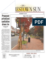 Proposed Privatized Sanitation Draws Ire: Signs of The Season
