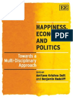 Amitava Krishna Dutt, Benjamin Radcliff Happiness, Economics and Politics Towards A Multi-Disciplinary Approach 2009