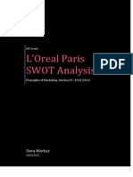 DMarkuz - LOreal Paris - SWOT - NEW