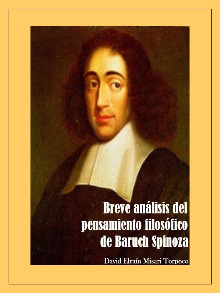 Breve Análisis Del Pensamiento Filosófico de Baruch Spinoza | PDF ...