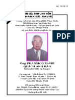 15.phanxicô Xaviê Quách Anh Hào