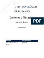 Ciclones y Flotación1