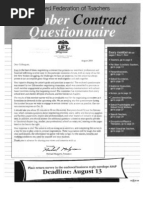Download UFT Contract Questionnaire by GothamSchoolsorg SN18147329 doc pdf