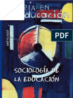 Sociología de La Educación - Antología