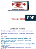 Plan For Your Football Practice