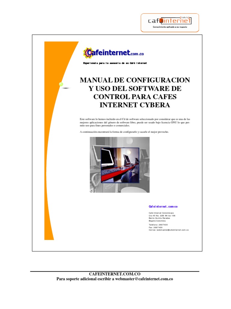Manual de Configuración Cybera | PDF | Servidor (Computación) | Contraseña