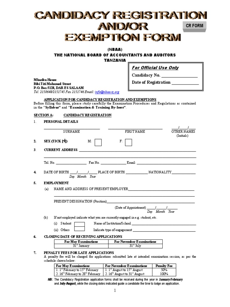 CPA Registration Application Guide | PDF | Professional Certification ...
