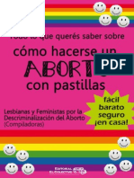 Libro Lesbianas y Feministas Por La Descriminalizacion Del Aborto