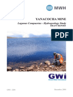 Yanacocha Mine: Lagunas Compuertas - Hydrogeology Study