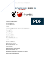 Instalar Gnome en Freebsd