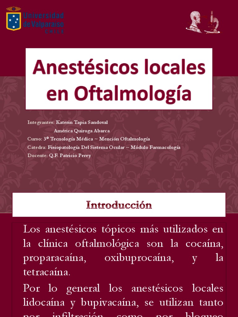 QUE ES ANESTESIA TOPICA EN OFTALMOLOGIA visual data 8