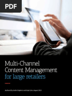 Download Multi-Channel Content Management for Large Retailers by SapientNitro SN181565608 doc pdf