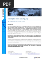 6 Quocirca Whitepaper Closing The Print Security Gap