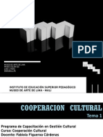 Curso: Cooperación Cultural PDF