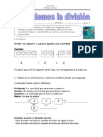 Guias y Fichas Matematica Division4º
