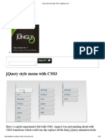 jQuery style menu with CSS3 «