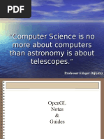 Download OpenGL Notes by hemsr SN18160376 doc pdf