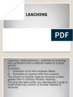 CHAPTER 1 - LEACHING Continuous Countercurrent