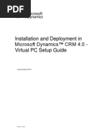 Download Installation and Deployment in Microsoft Dynamics CRM 40 Virtual PC by ceeyamm SN18160764 doc pdf
