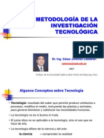 Metodologia de La Investigacion Tecnologica