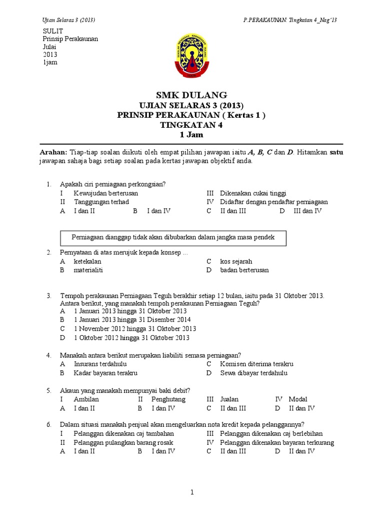 Selaras3 K1 2013 F4 Pdf