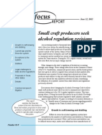 97101554 House Research Organization Focus Report Small Craft Producers Seek Alcohol Regulation Revisions